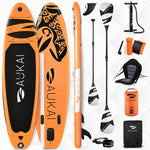 SUP Board Stand Up Paddle Surfboard 2in1 Kajak Sitz Paddel Surfbrett Paddling